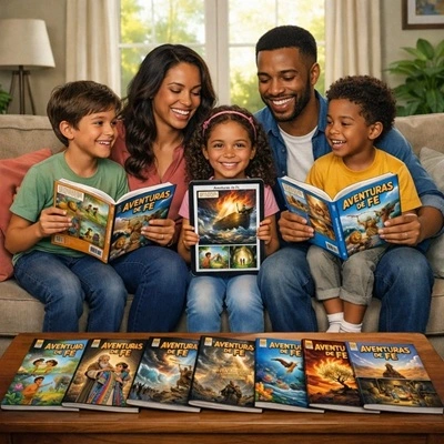 Aventuras de Fe Mockup